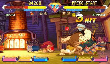 Pocket Fighter screenshot 3 for Sega Saturn